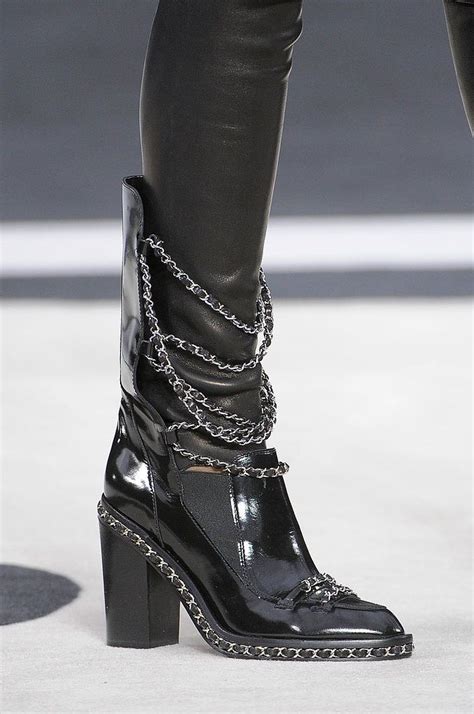 chanel shoes 2013 online|Chanel high heel boots.